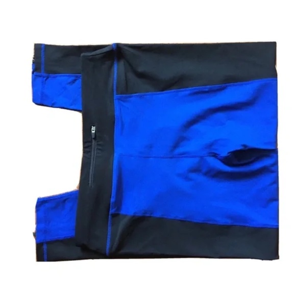 ZUZUZEN ACTIVE Black And Blue Active Wear Leggings Women Size L - Picture 6 of 7